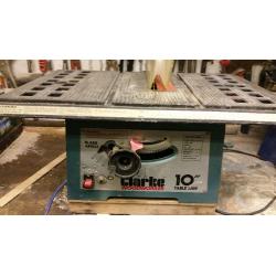 clerk 10" table saw