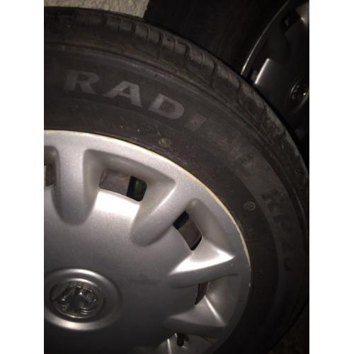 4x tyres two brand new bargain Vauxhall 4stud