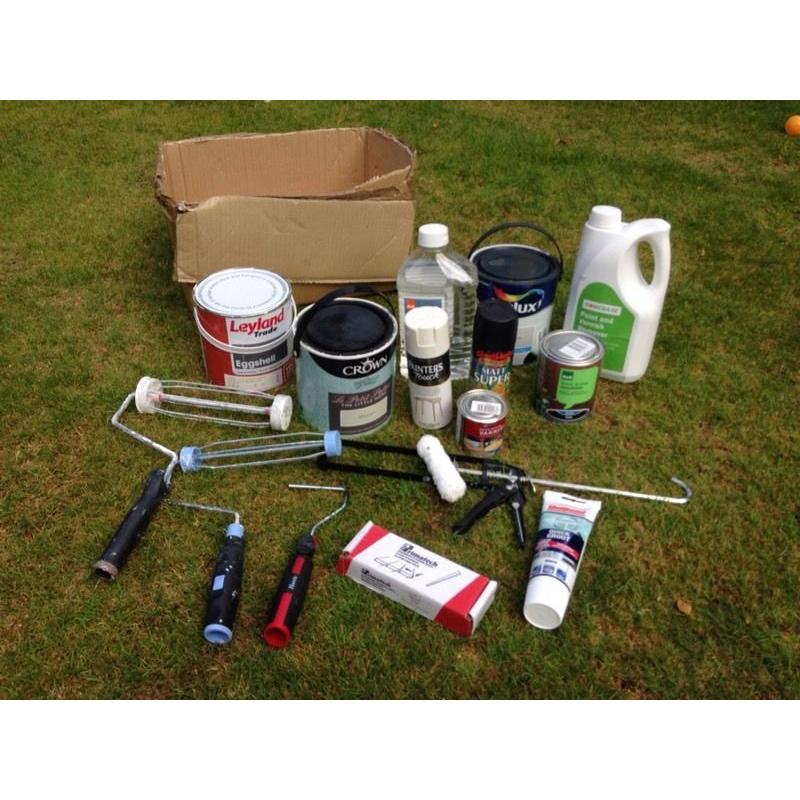 Paints and materials