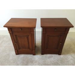 Bed side cabinets