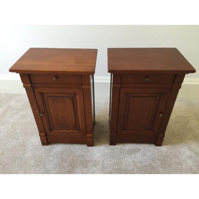 Bed side cabinets