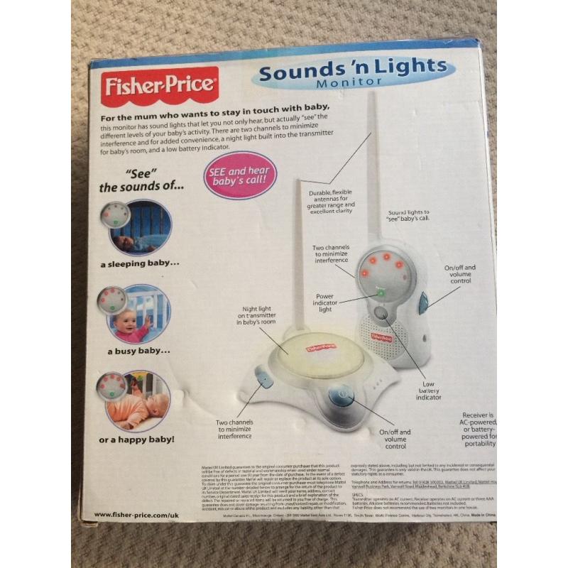 Fisher Price Sounds and Lights Monitor