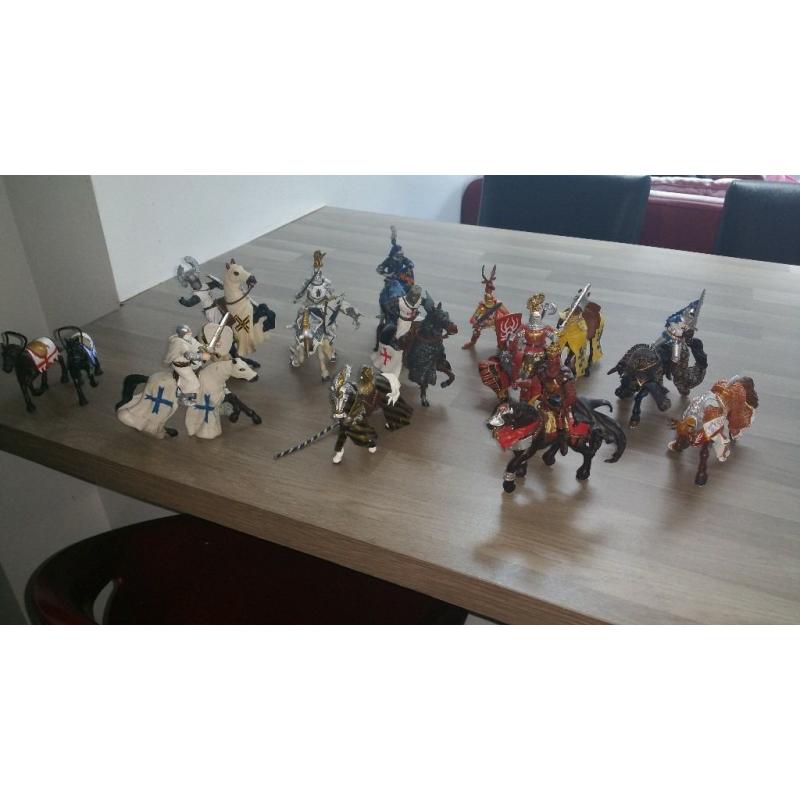 Papo Knights and Horses job lot