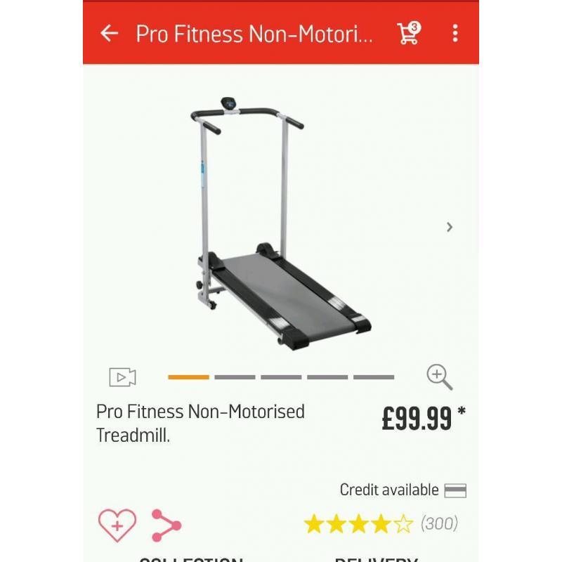 Treadmill, bike, rowing machine