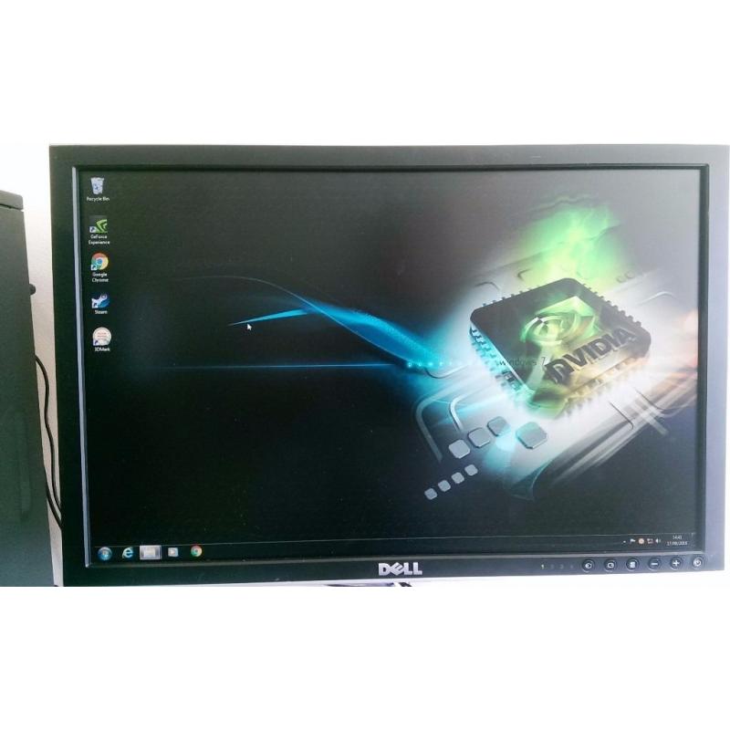 Gaming PC including Monitor, Keyboard and mouse.