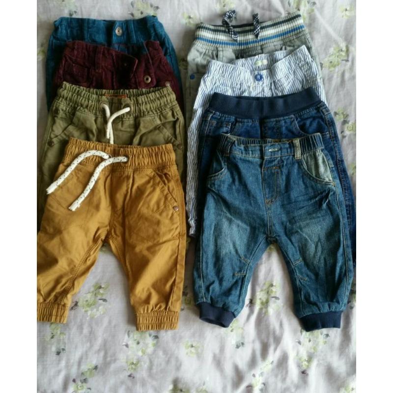 Baby boys trousers 3 to 6 months