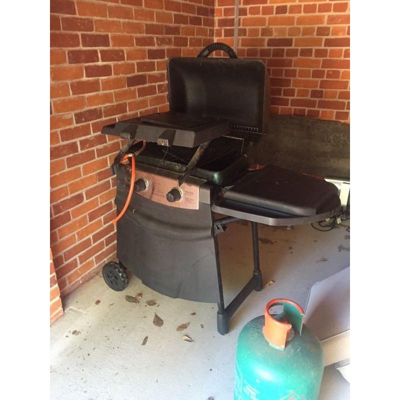 Gas BBQ with bottle