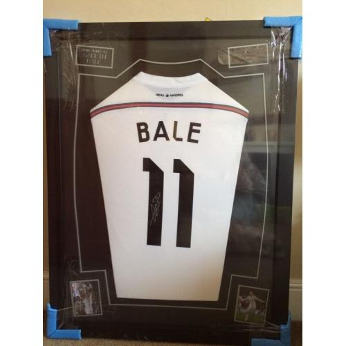 Framed Gareth Bale Real Madrid Signed Shirt