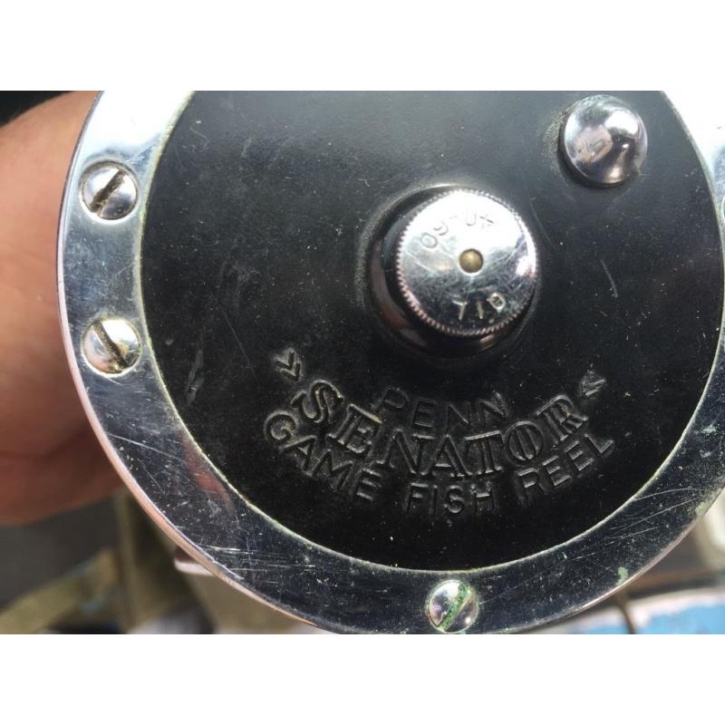 Selection of retro sea fishing reels