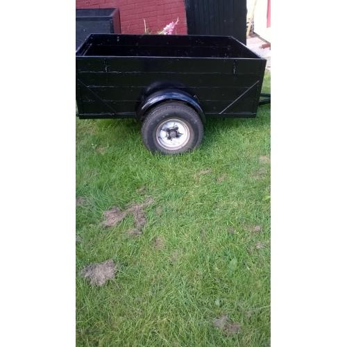 NICE TRAILER STRONG WITH NEW COVER, AND NEW SPARE WHEEL,