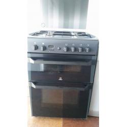Black indesit Gas Cooker - Excellent Condition / Free local delivery