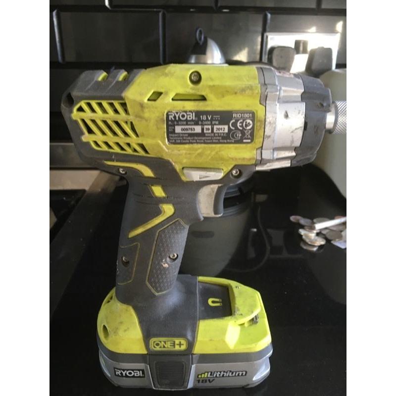 Ryobi 18v Impact driver