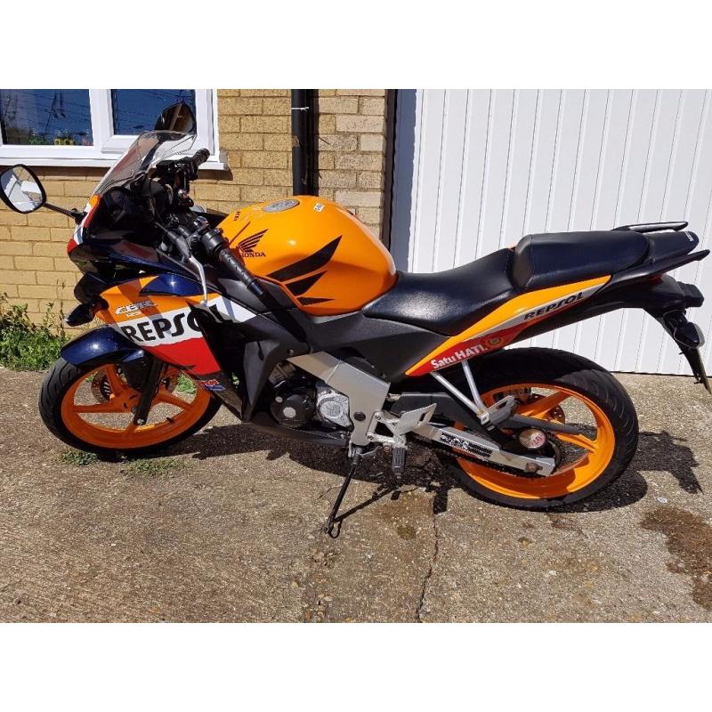 Honda CBR 125 Repsol - 2 owners (including myself) full service history, looking gorgeous, MOT'd