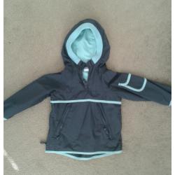 Quarter zip boy's pull over jacket, size 2-3 years