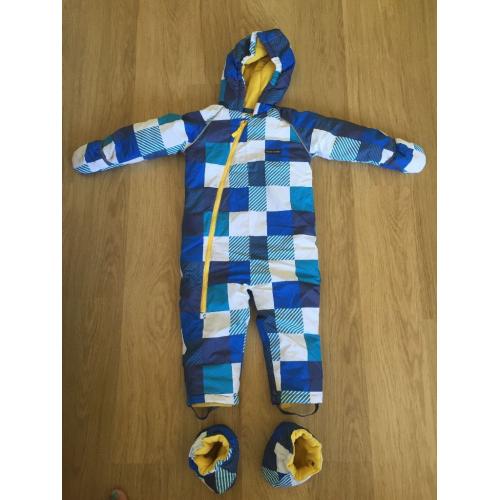 Muddy puddles fleece lined snow suit, age 2-3yrs