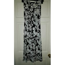 M&S black & White Dress