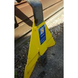 Caravan wheel lock