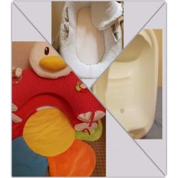 Full Set Palm/ Wicker Moses Basket+Bath For New Born Newborn Baby +blossom farm