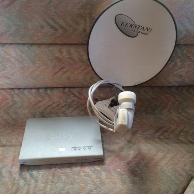 Pace sky mini box and dish 12v for caravan camper boat ect