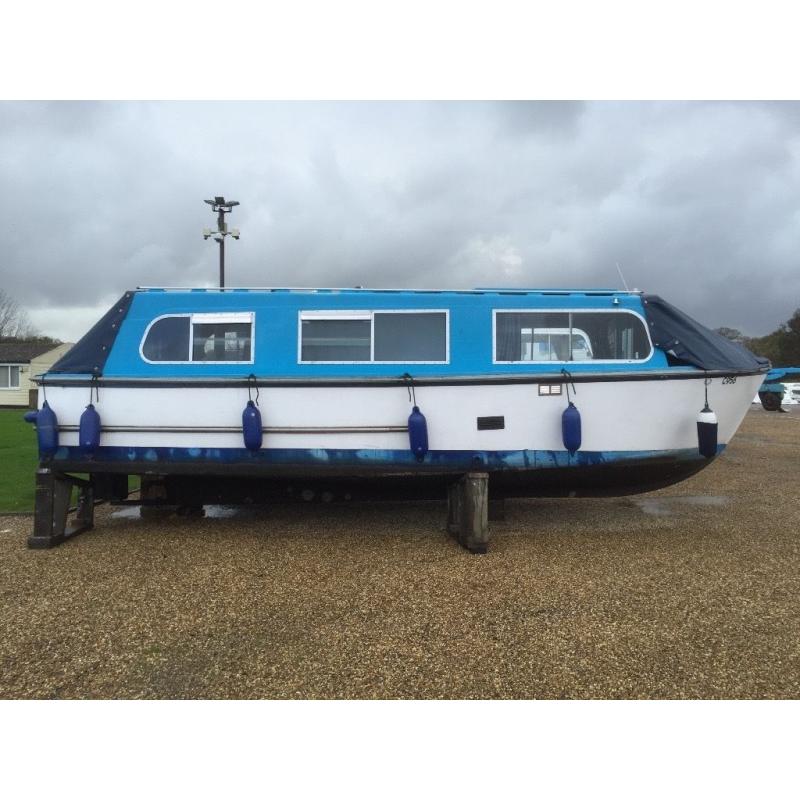 mk3 hampton safari river boat 4berth 1.5 BMC outstanding condition