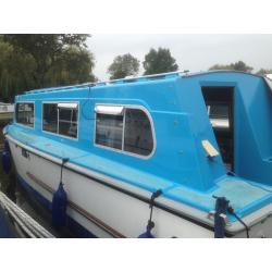 mk3 hampton safari river boat 4berth 1.5 BMC outstanding condition