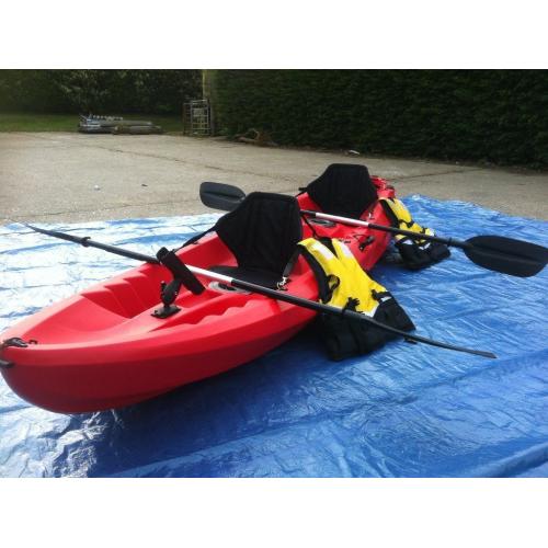 Brand new double fishing kayak, sea, river lots of colours left