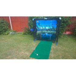 Golf practice/game. Get your clubs out and practice in the garden. 1 or 2 players. 4'x4'x18"