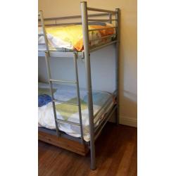 Bunk Bed excellent condition with mattresses + bedding