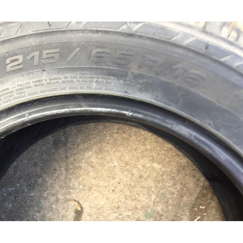 Discovery, Michelin 215/65/16 used tyre