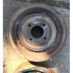 Two Original 10" mini rims