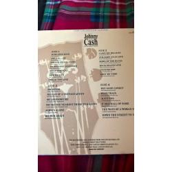 Johnny Cash double gatefold vinyl album..