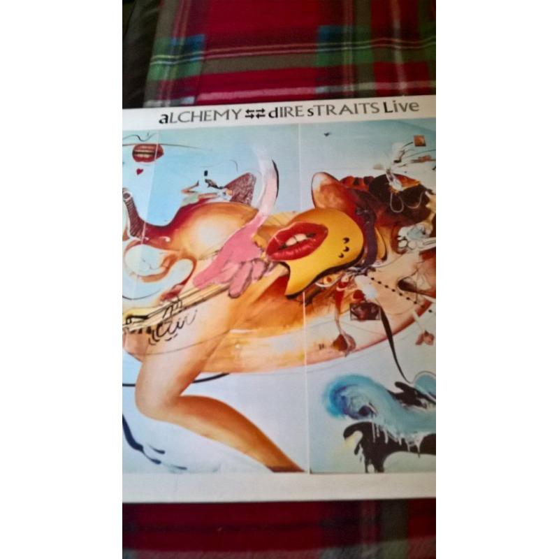 Double gatefold vinyl album..Dire Straits..Alchemy..