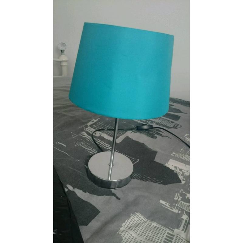 Turquoise lamp