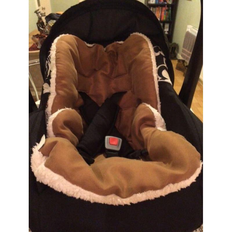 Baby car seat insert