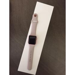 Apple Watch 38mm Rose Gold case.
