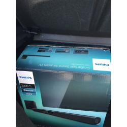 Brand new Philips sound bar with woofer bought yesterday