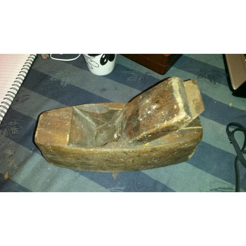 old wooden plain