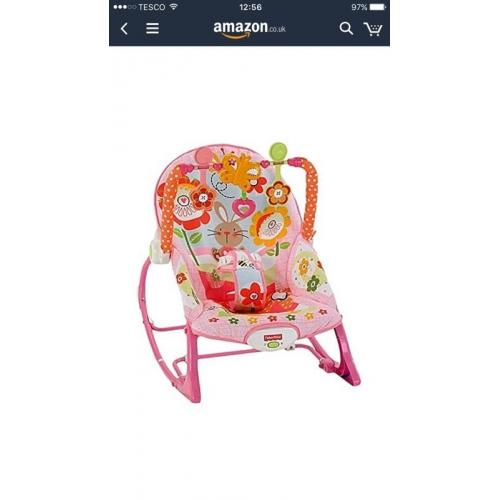 Fisher price seat and baby walker