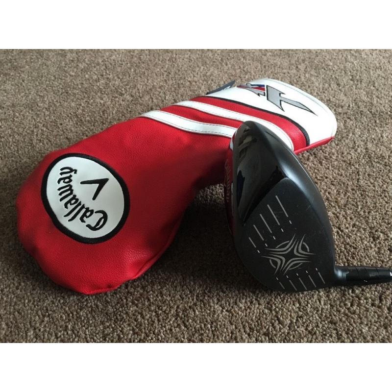 CALLAWAY XR 10.5 DEG ADJUSTABLE DRIVER STIFF SHAFT