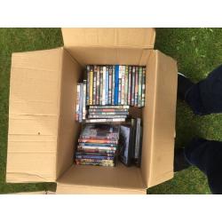 Over 150 DVDs