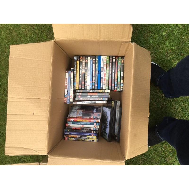 Over 150 DVDs