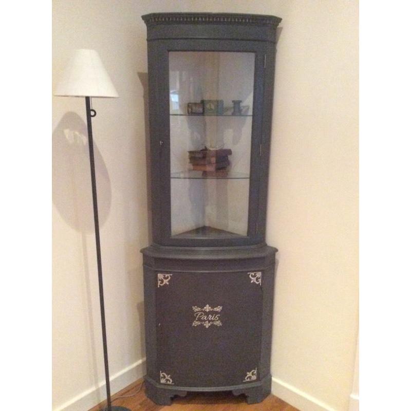 Corner unit painted Annie sloan
