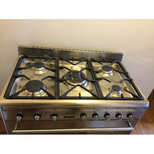 Smeg gas free standing cooker