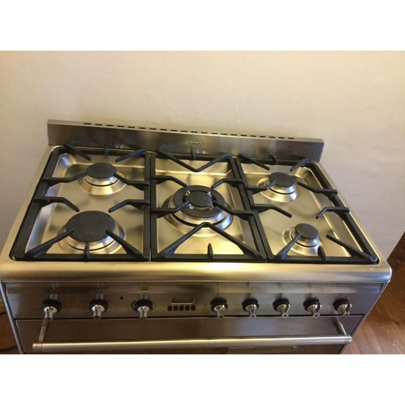 Smeg gas free standing cooker