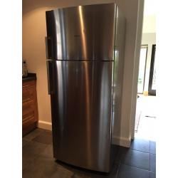 Large stainless steel SIEMENS fridge freezer KS39V692