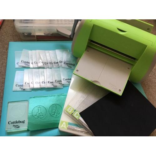 Cuttlebug (machine for embossing and cut outs)