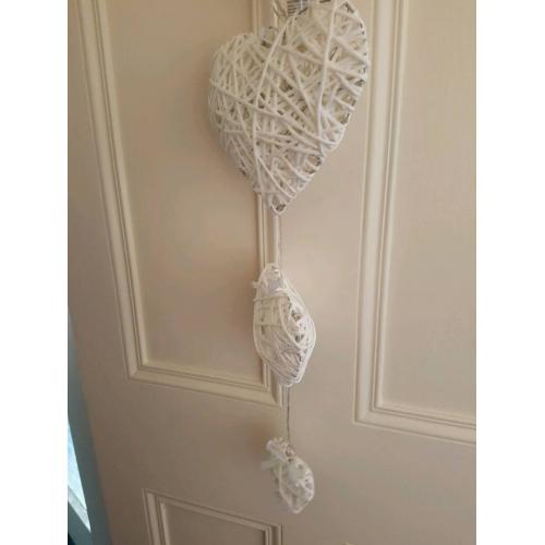 Brand New Set of 3 Hanging LED Hearts