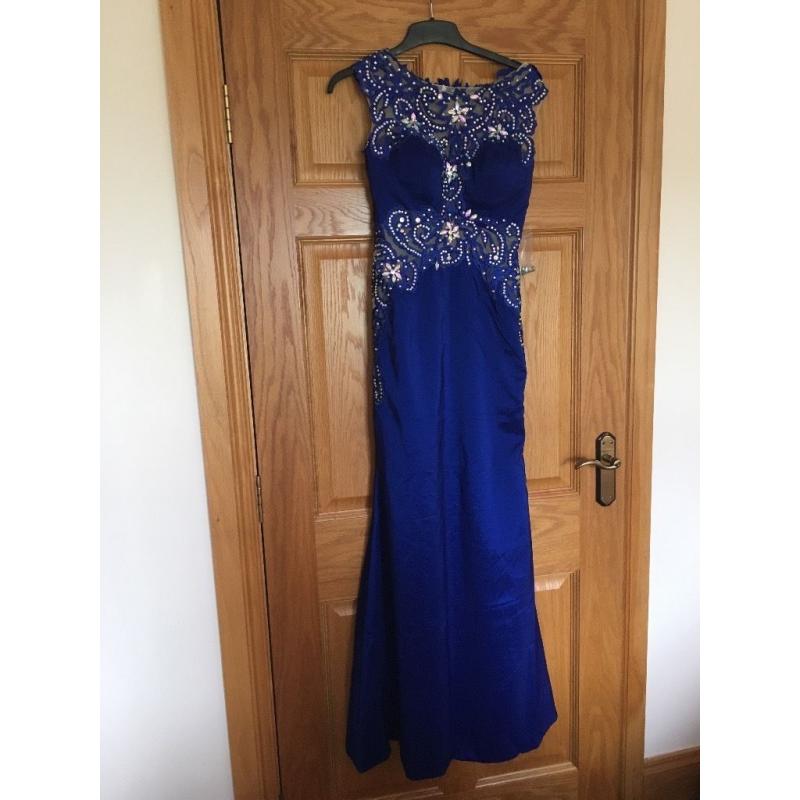 Blue maxi dress