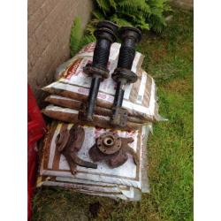 Corsa b front Hubs and shocks