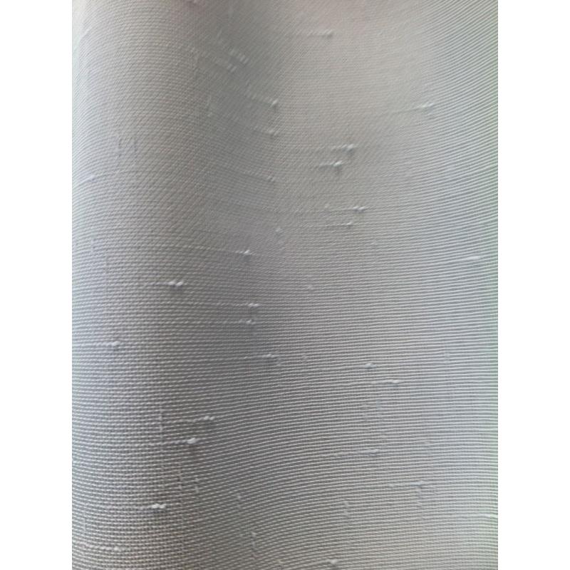 Pretty blue slub effect fabric fully lined curtains